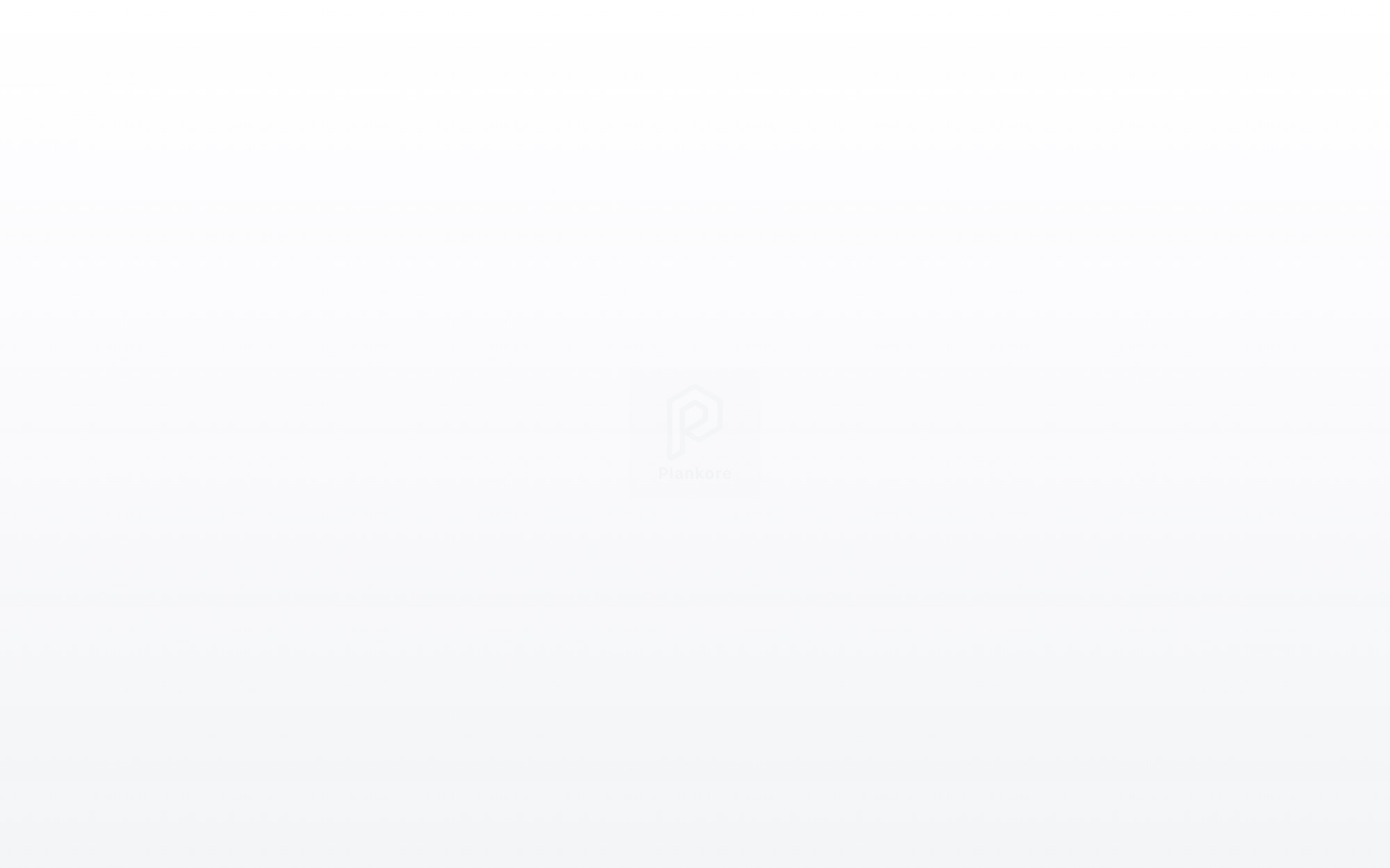 The Plankore sign-up page