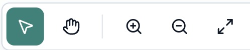 Move, Pan, Zoom In, Zoom Out and Fit to Page in the toolbar